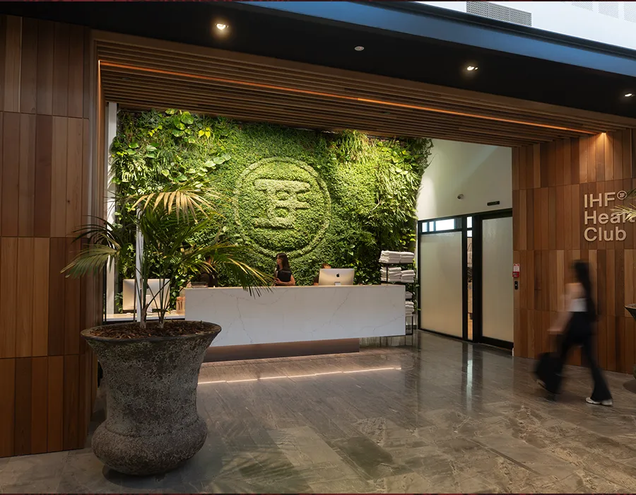 Oasis Greenery Systems at IHF &ampl Elements Café
