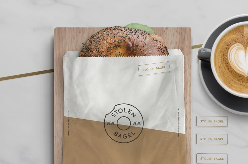 Stolen Bagel Brand Identity Design by Sinclair Creative Agency