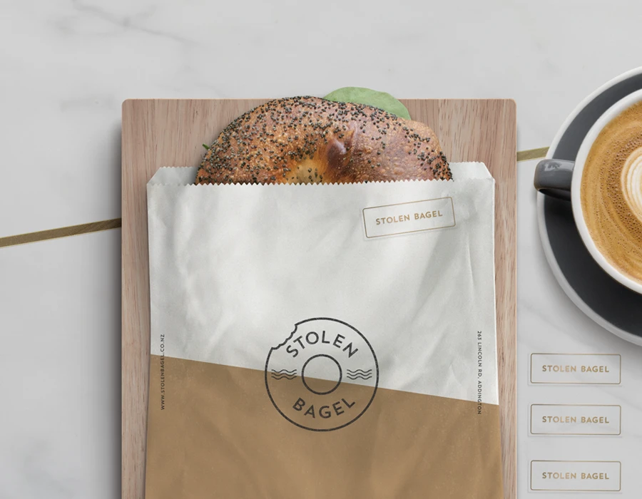 Stolen Bagel Brand Identity Design by Sinclair Creative Agency