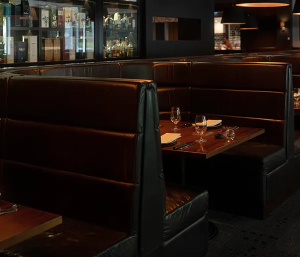 Bloody Mary's Restaurant Interior, Booth Seating
