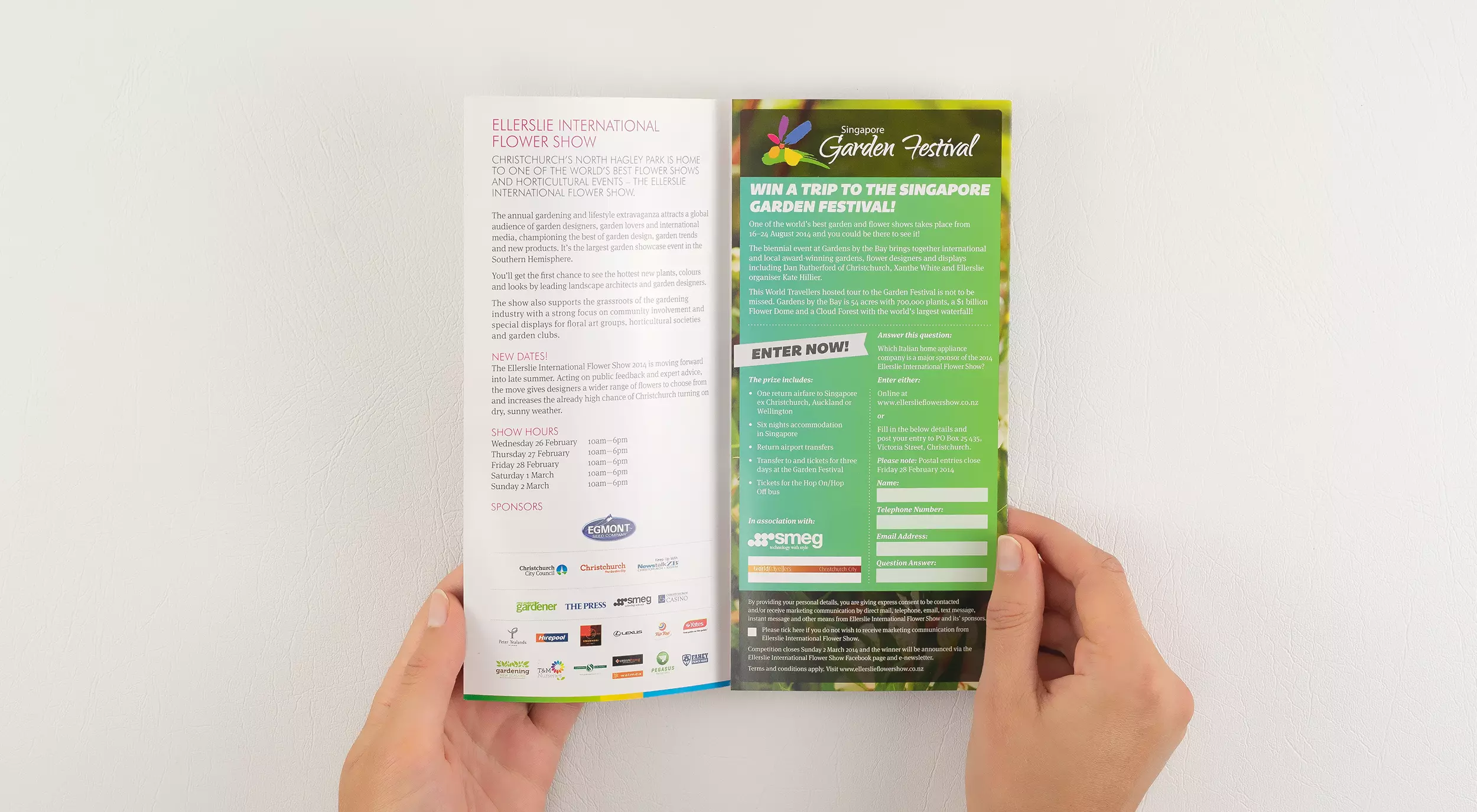 Ellerslie International Flower Show Event Flier Design  - Sinclair Creative Agency