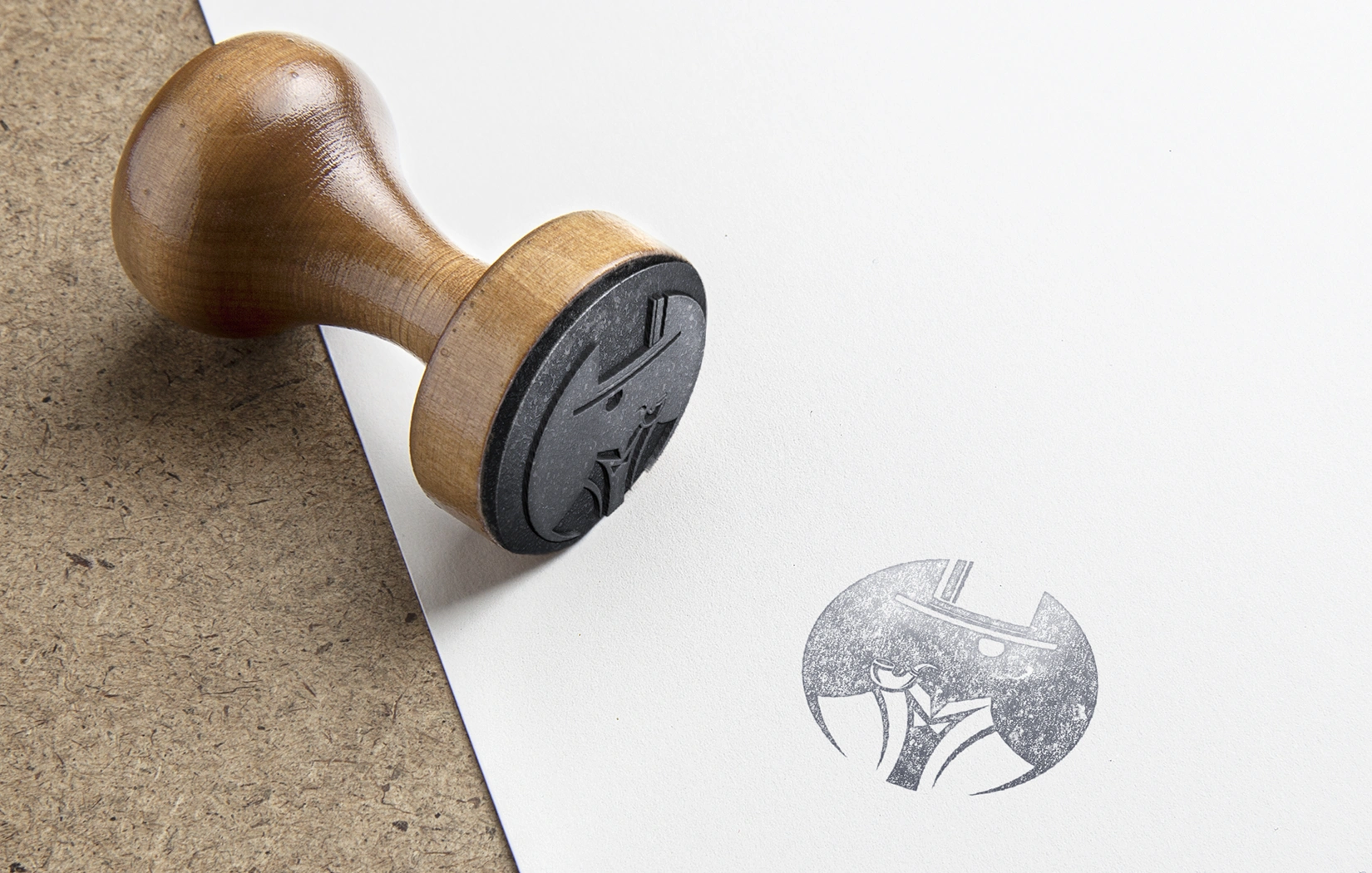 Lumes coffee stamp logo design by sinclair Creative Agency