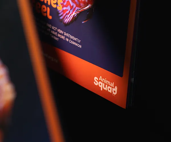 Crop of cover showing Safe Animal Squad logo design by Sinclair Creative Agency