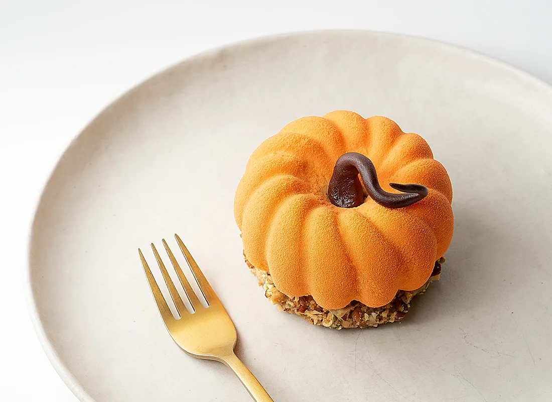 Sweet Soul Patisserie product shoot for spooky pumpkin by Sinclair Creative Agency